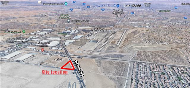 Site location map near Via Inspirada